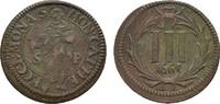 Münster, Domkapitel Cu 3 Pfennig