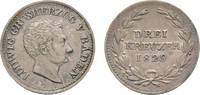 Baden-Durlach 3 Kreuzer Ludwig 1818-1830 -