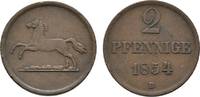 Braunschweig-Wolfenbüttel Cu 2 Pfennig Wilhelm 1831-1884 -