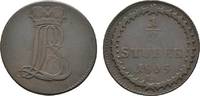 Hessen-Darmstadt Cu 1/2 Stüber Ludwig X. 1790-1806