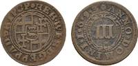 Paderborn, Bistum Cu 3 Pfennig Hermann Werner von Metternich 1683-1704