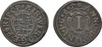 Paderborn, Bistum Cu Pfennig Hermann Werner von Metternich 1683-1704