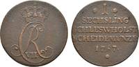 Schleswig-Holstein, Königliche Linie Cu Sechsling Christian VII. 1766-1808