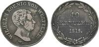 Württemberg 10 Kreuzer Wilhelm I. 1816-1864