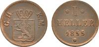 Hessen-Darmstadt Cu Heller Ludwig III. 1848-1877