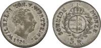 Württemberg 3 Kreuzer Wilhelm I. 1816-1864