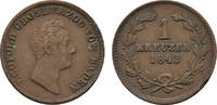 Baden-Durlach Cu Kreuzer Leopold 1830-1852