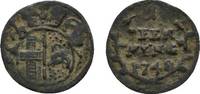 Fulda, Bistum Pfennig Amandus von Buseck 1737-1756