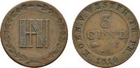 Westfalen, Königreich Cu 3 Centimes Hieronymus Napoleon 1807-1813 -