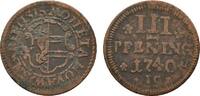Mecklenburg-Wismar, Stadt Cu 3 Pfennig -