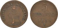 Mecklenburg-Wismar, Stadt Cu 3 Pfennig -