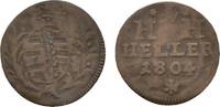 Sachsen-Hildburghausen Cu Heller Friedrich 1784-1826 -