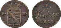 Sachsen-Hildburghausen Cu Heller Friedrich 1784-1826 -