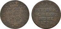 Sachsen-Coburg-Saalfeld Cu Pfennig Ernst Friedrich 1764-1800 -