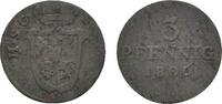 Sachsen-Coburg-Saalfeld 3 Pfennig Franz Friedrich Anton 1800-1806 -