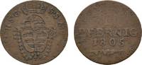 Sachsen-Coburg-Saalfeld Cu Pfennig Franz Friedrich Anton 1800-1806 -