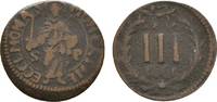 Münster, Domkapitel Cu 3 Pfennig -