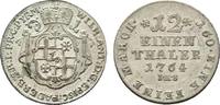 Paderborn, Bistum 1/12 Taler Wilhelm Anton von Asseburg 1763-1782 -