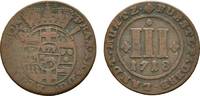 Paderborn, Bistum Cu 3 Pfennig Franz Arnold von Metternich 1704-1718 -