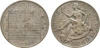 Kalender- und Neujahrsmedaillen Versilberte Bronzemedaille -