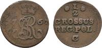 Polen Cu 1/2 Groschen Stanislaus August 1764-1795 -