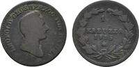 Baden-Durlach Cu 1/2 Kreuzer Leopold 1830-1852 -