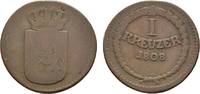 Baden-Durlach Cu Kreuzer Karl Friedrich 1806-1811 -