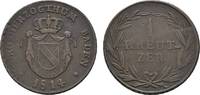 Baden-Durlach Cu Kreuzer Carl Ludwig Friedrich 1811-1818 -