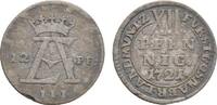 Osnabrück, Bistum 12 Pfennig 1721 III Osnabrück Ernst August II. von York 1716-1728 Schrötlingsfehler am Rand, sehr schön