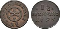 Osnabrück, Stadt Cu 1 1/2 Pfennig -