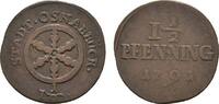 Osnabrück, Stadt Cu 1 1/2 Pfennig -