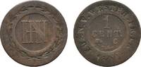 Westfalen, Königreich Cu Centime Hieronymus Napoleon 1807-1813 -