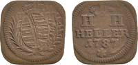 Sachsen-Hildburghausen Cu Heller Klippe Friedrich 1784-1826 -