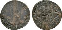 Niederlande-Brüssel, Stadt Cu Rechenpfennig Philipp IV. 1621-1665 -