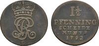 Braunschweig-Calenberg-Hannover Cu 1 1/2 Pfennig Georg III. 1760-1820 -