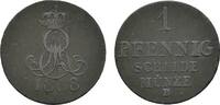 Braunschweig-Calenberg-Hannover Cu Pfennig Ernst August 1837-1851 -