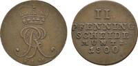 Braunschweig-Calenberg-Hannover Cu 2 Pfennig Georg III. 1760-1820 -