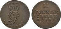 Braunschweig-Calenberg-Hannover Cu 2 Pfennig Georg III. 1760-1820 -