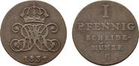 Braunschweig-Calenberg-Hannover Cu Pfennig Wilhelm IV. 1830-1837 -