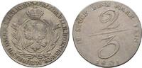 Brandenburg-Preußen 2/3 Taler Friedrich Wilhelm III. 1797-1840 -