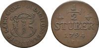 Jülich-Berg Cu 1/2 Stüber Karl Theodor 1742-1799 -
