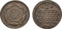 Lippe-Detmold Cu Heller Simon August 1734-1782 -