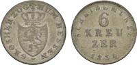 Hessen-Darmstadt 6 Kreuzer Ludwig II. 1830-1848 -