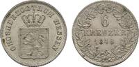Hessen-Darmstadt 6 Kreuzer Ludwig II. 1830-1848 -