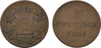 Bayern Cu 2 Pfennig Ludwig I. 1825-1848 -