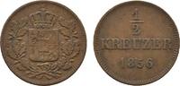 Bayern Cu 1/2 Kreuzer Maximilian II. 1848-1864 -