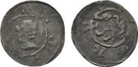 Coburg, thüringische Münzstätte Pfennig auf Würzburger Schlag Friedrich der Strenge 1353-1381 -