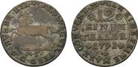 Braunschweig-Wolfenbüttel Zeitgenössische Fälschung des 1/12 Taler Karl Wilhelm Ferdinand 1780-1806 -