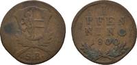 Salzburg, Erzbistum Cu Pfennig Hieronymus Graf Colloredo 1772-1803 -