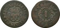 Waldeck Cu Pfennig Karl August Friedrich 1728-1763 -